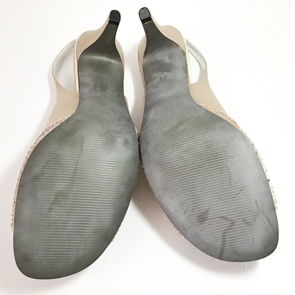 David Tate Seana Heels Rhinestone Satin 11 New - Picture 6 of 8